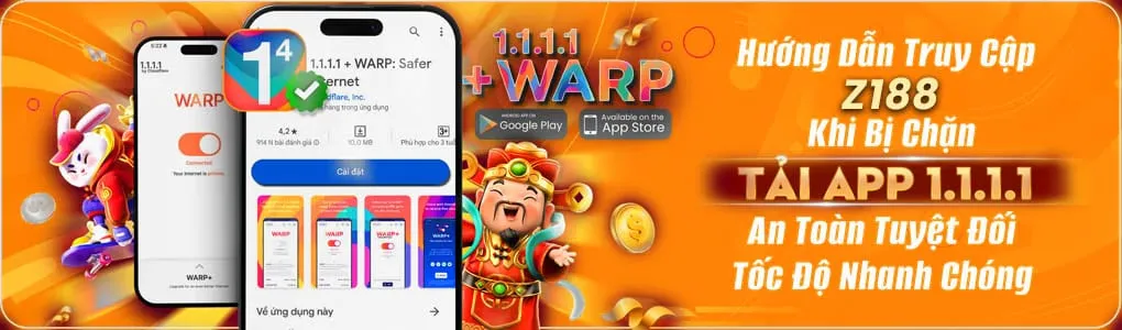 Hướng dẫn tải app truy cập Z188 com